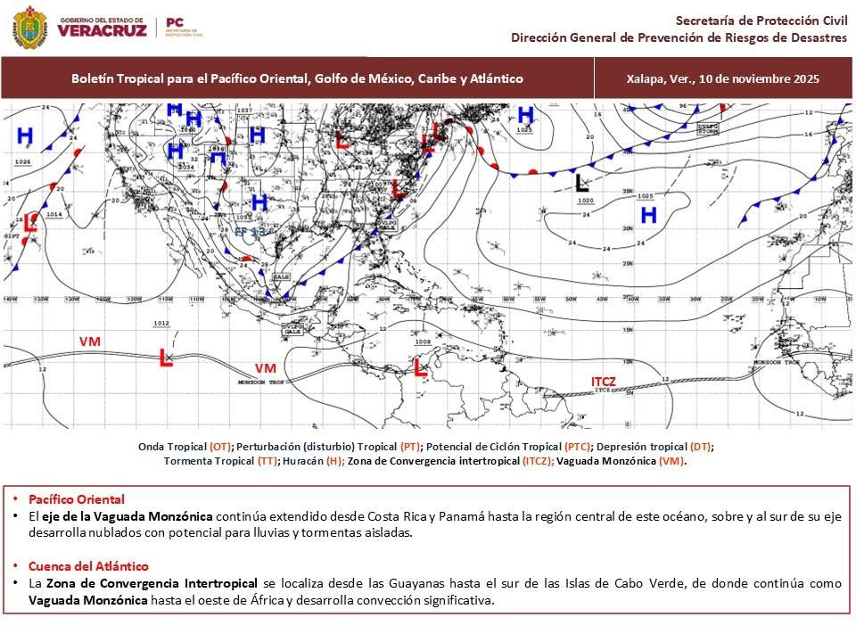 Boletín Tropical, Informe Meteorológico Boletín Tropical, Informe Meteorológico