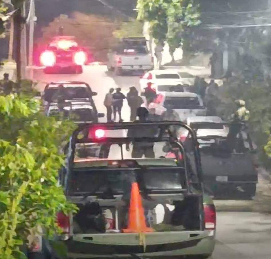 Fuerte despliegue de seguridad en la colonia Esperanza causa expectación entre vecinos