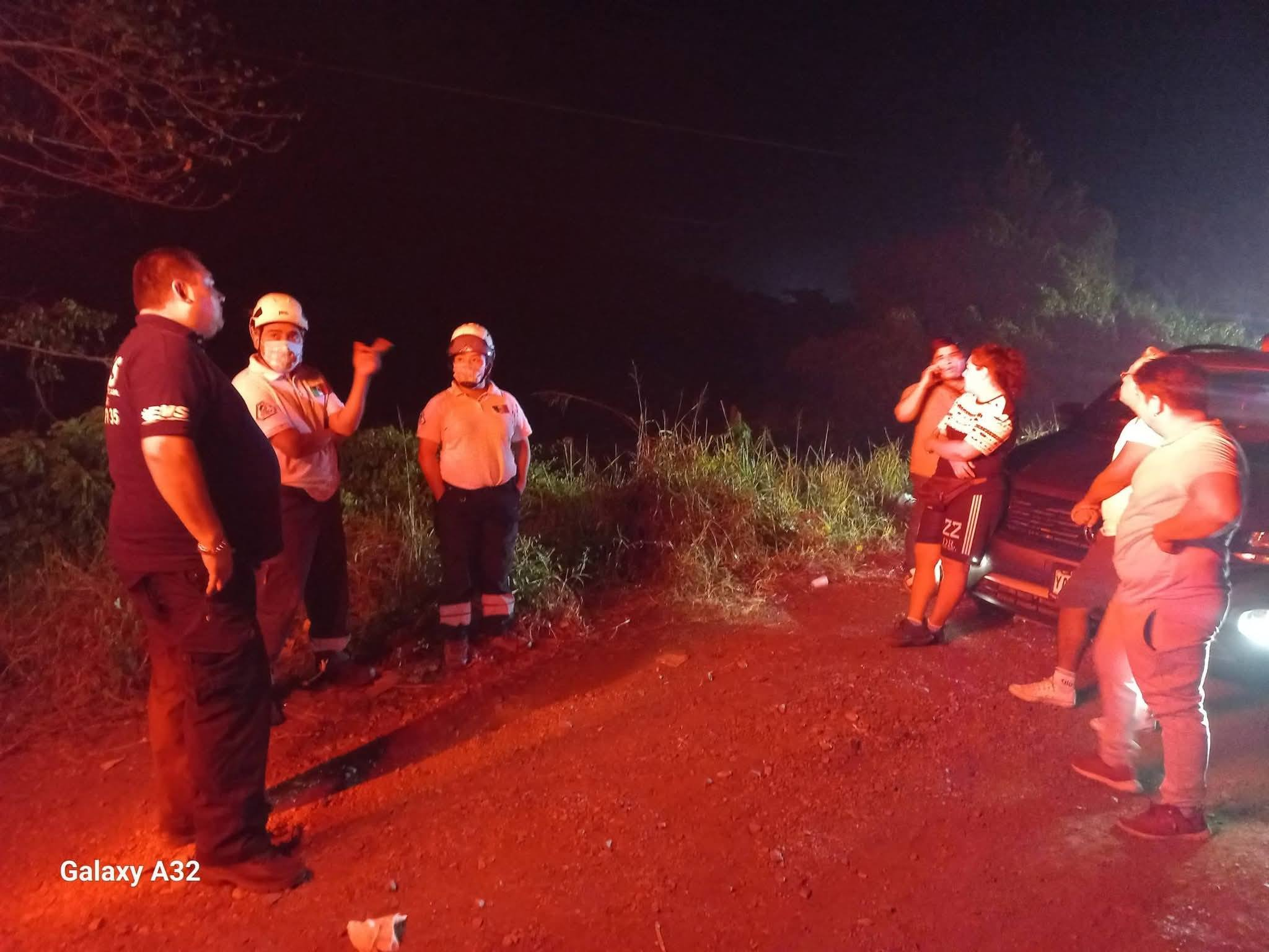 CNE Potrero del Llano atiende salida de camino por niebla en tramo Alazán–Canoas CNE Potrero del Llano atiende salida de camino por niebla en tramo Alazán–Canoas
