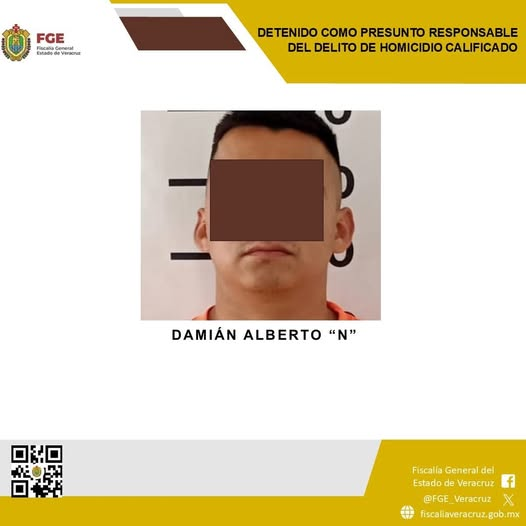 En Tuxpan, FGE detiene a presunto homicida de Nuevo León En Tuxpan, FGE detiene a presunto homicida de Nuevo León