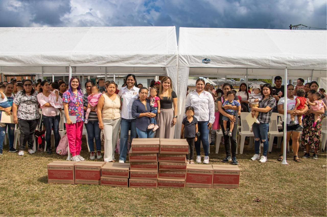 DIF Tuxpan fortalece el bienestar de la primera infancia con entrega de apoyos del programa “Mil Días”