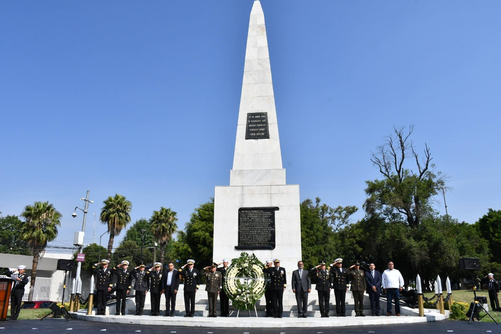 La Secretaría de Marina conmemora el 112 Aniversario de la Gesta Heroica del 21 de abril de 1914, en la Ciudad de México La Secretaría de Marina conmemora el 112 Aniversario de la Gesta Heroica del 21 de abril de 1914, en la Ciudad de México