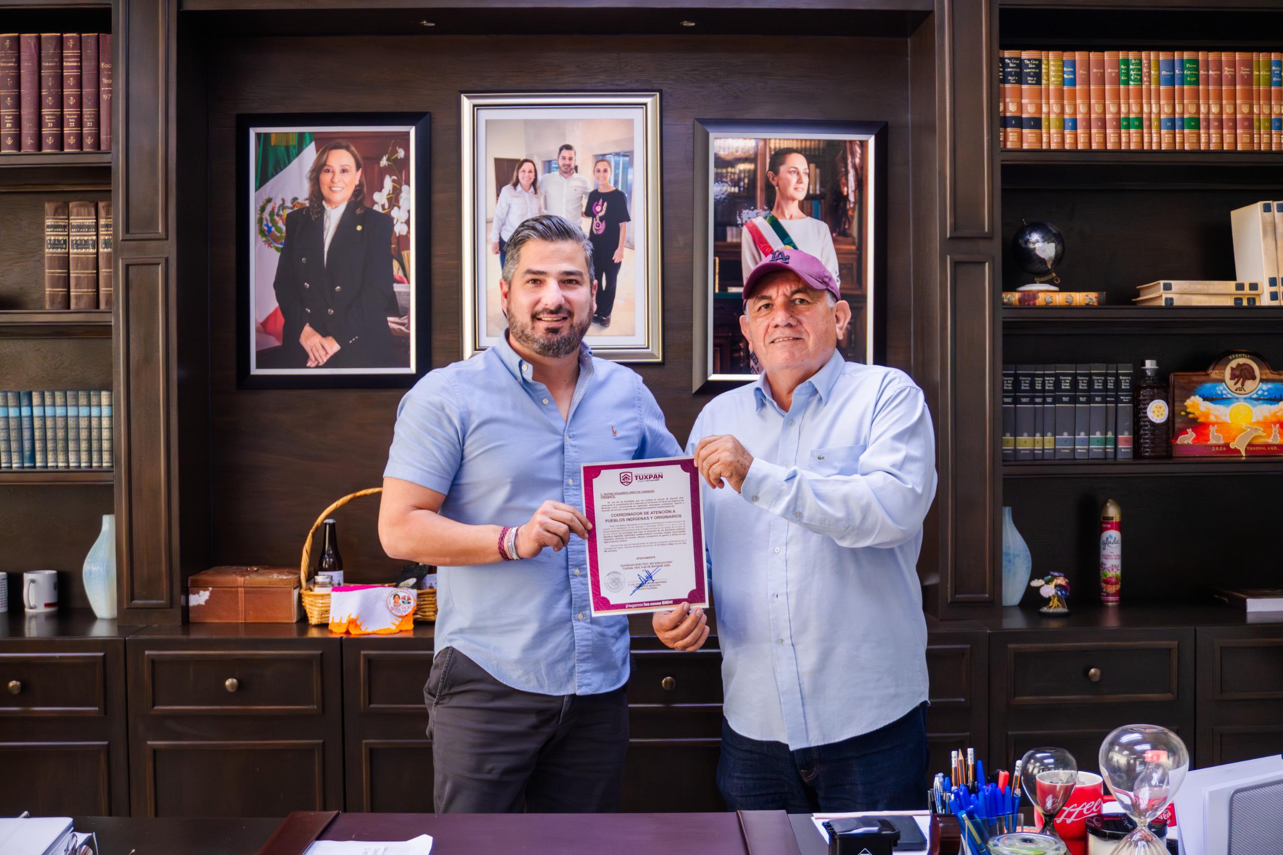 Entrega alcalde Daniel Cortina nuevos nombramientos en coordinaciones municipales