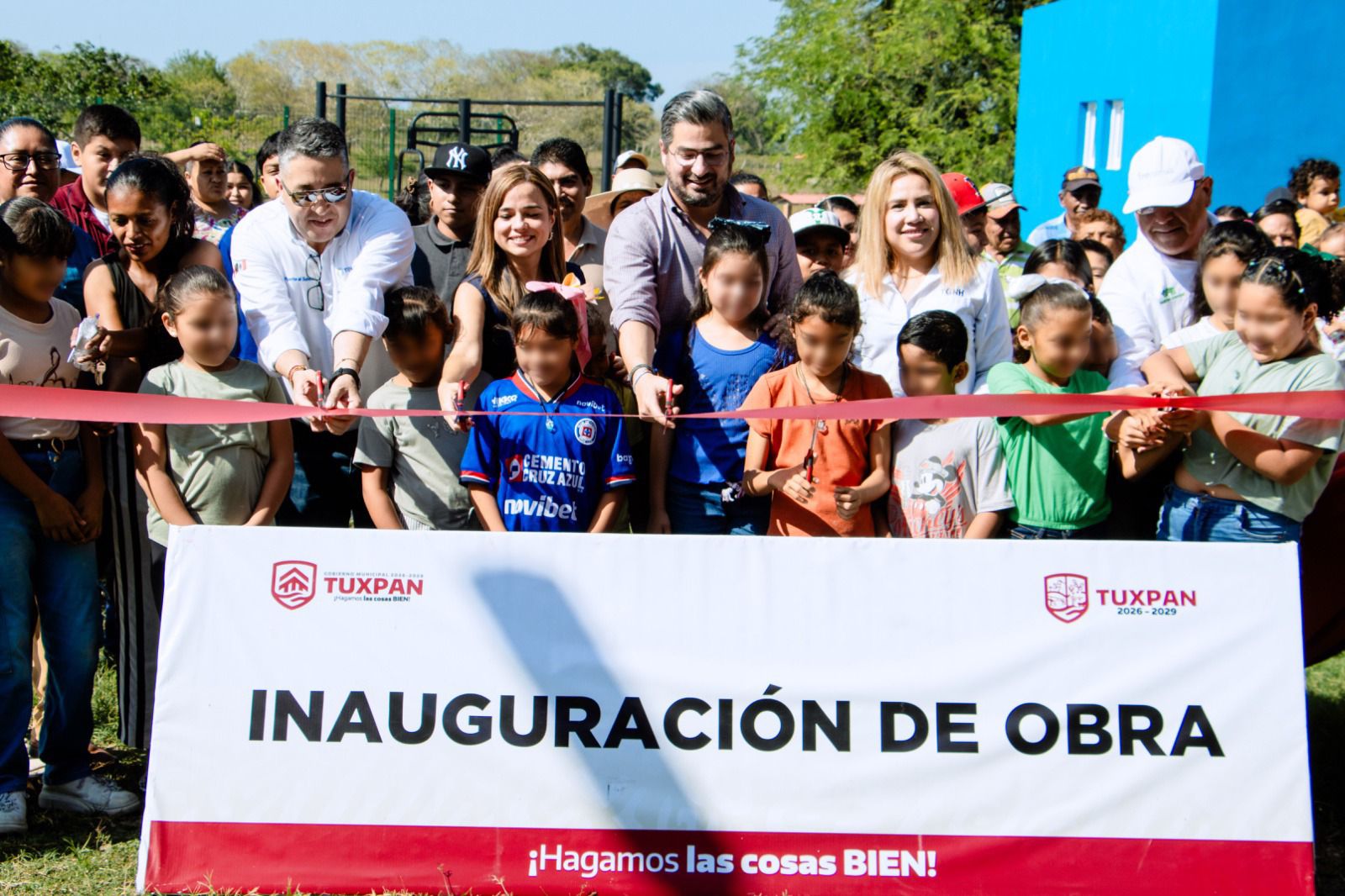 Fortalecen a Baltazar y Tronconal de Herrera Beltrán con obras: Un parque y tanque elevado respectivamente.